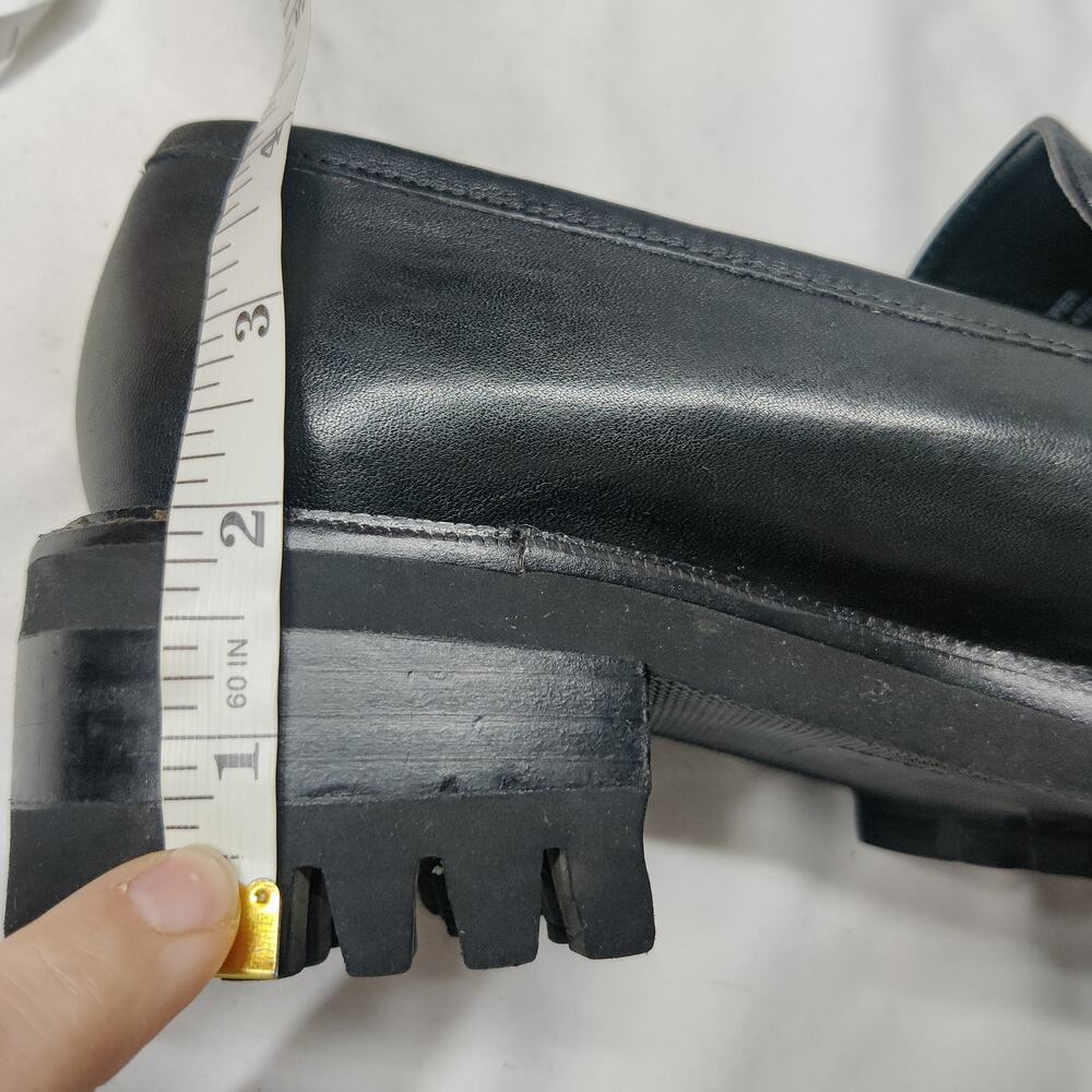 AEROSOLES Black Chunky Sole Loafers - Picture 10 of 11